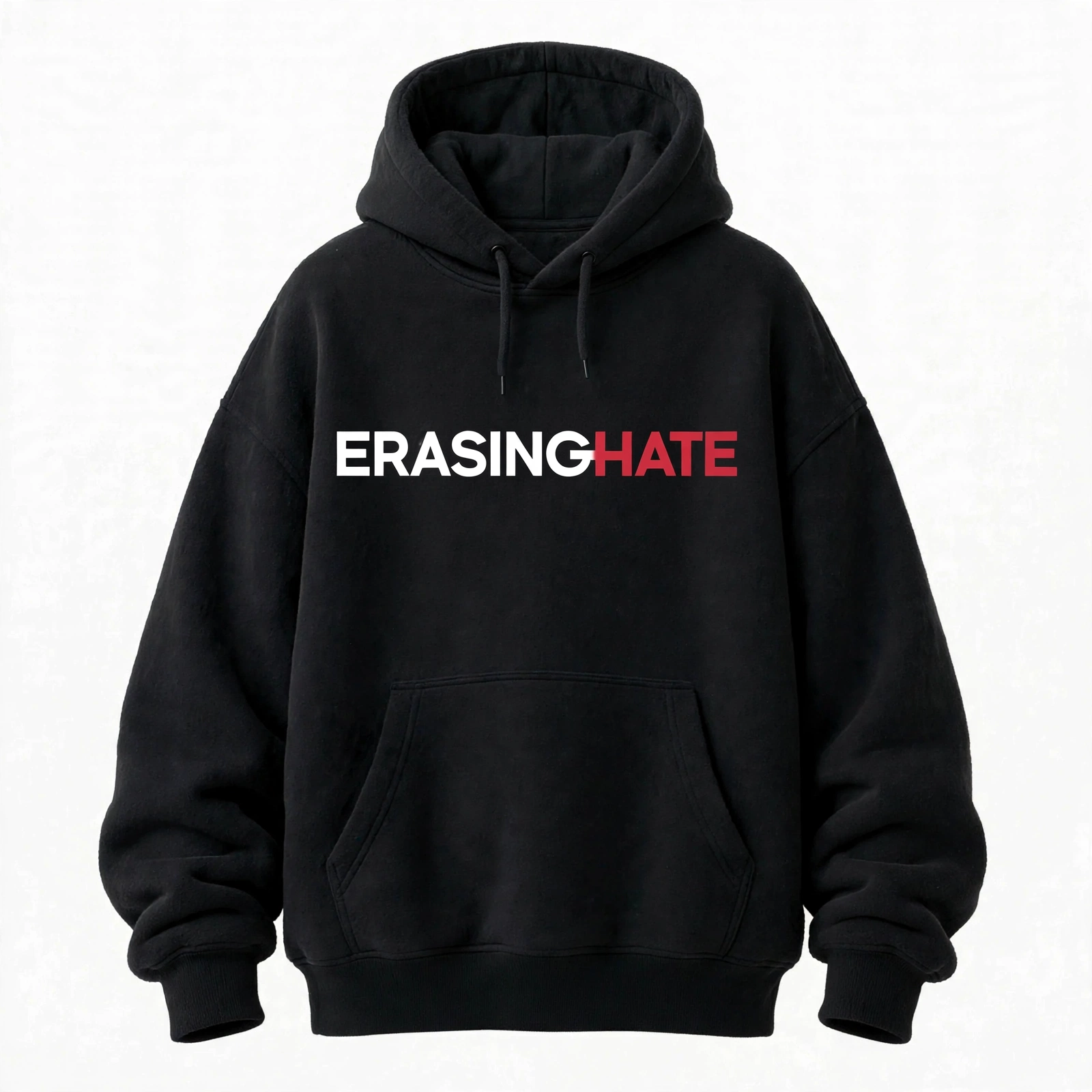 Black Erasing Hate hoodie